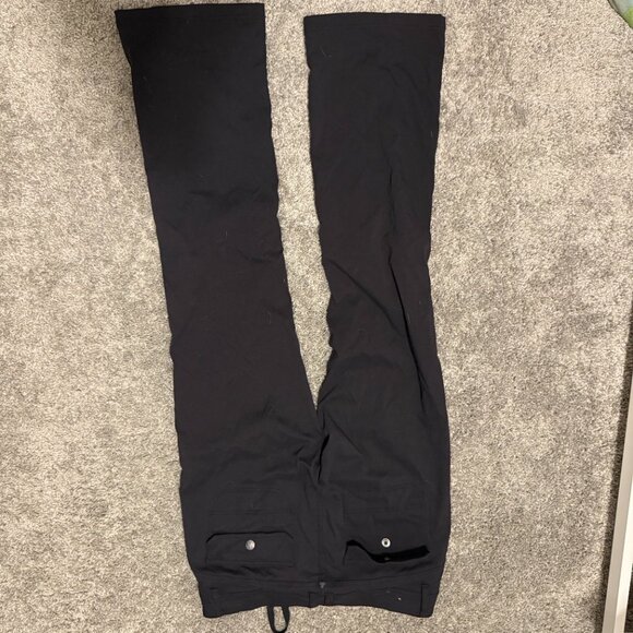 Prana Halle II Pants 12 Black Water Repellent Stretch Hiking Travel Performance - Picture 8 of 8